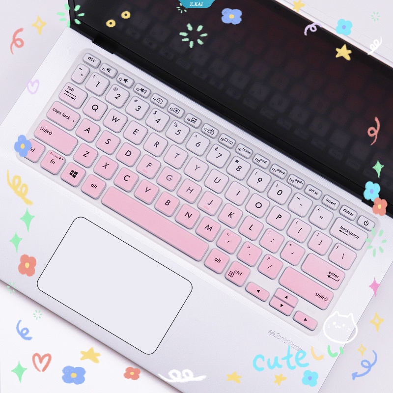 Cover Keyboard Silikon Inggris Cocok Untuk Asus 14 &quot;Bahan Ultra Tipis Untuk Asus Adol Y406u Waterproof Protective Film [ZK]