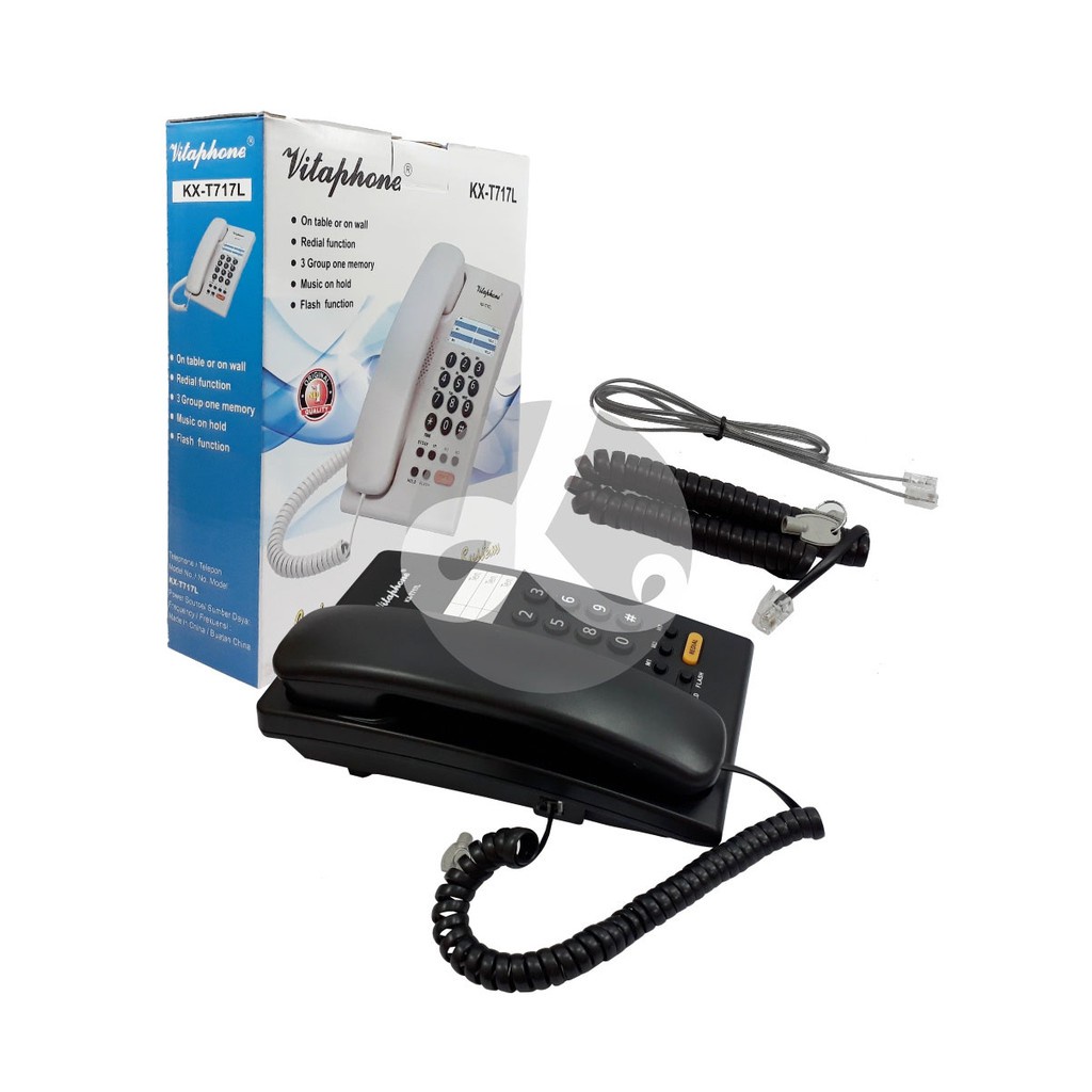 Telp Rumah Telepon Kantor Telephone Hotel Telpon Vitaphone KX-T717L 717