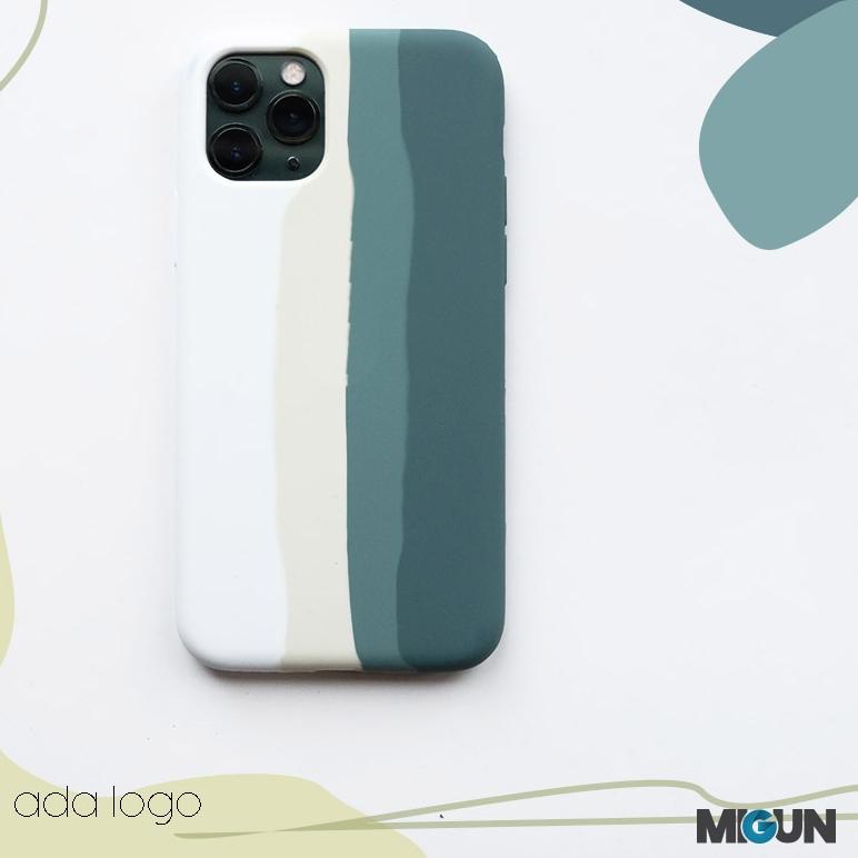 ♨ Original Stripe Midnight Green Case - FULL COVER - Iphone 6 7 8 6+ 7+ 8+ X XR XSMAX 11 PROMAX ☈