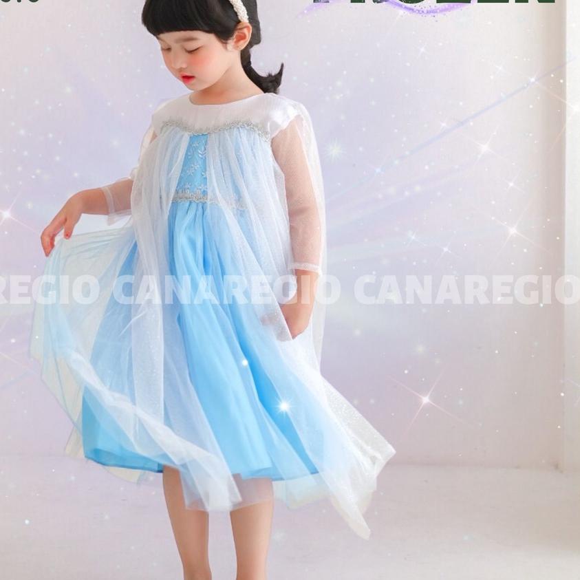 ✿ FLIP FROZEN BAJU FROZEN ANAK PEREMPUAN DRESS ANAK PEREMPUAN ✯