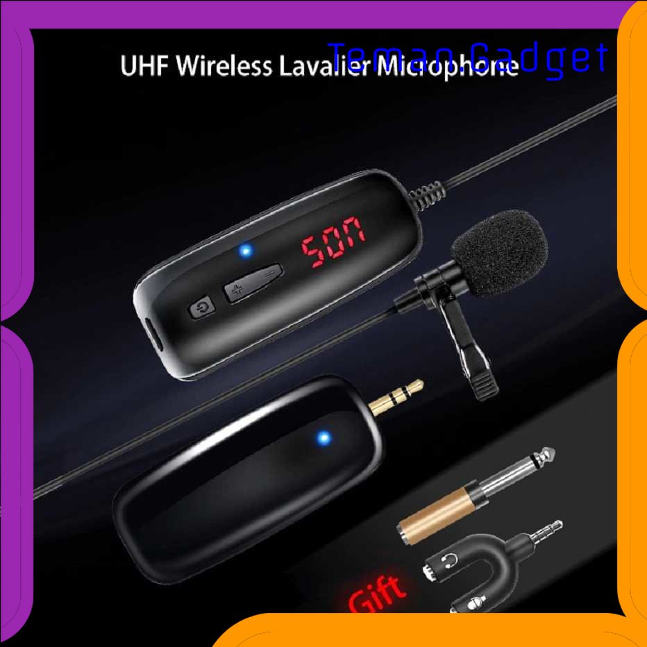 TG - KMR TaffSTUDIO UHF Wireless Lavalier Microphone Podcast Interview - HX-W002L