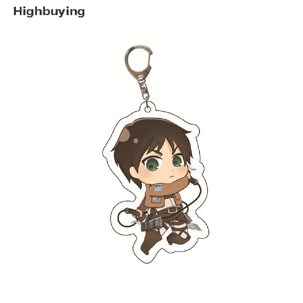 Hbid New Anime Attack on Titan Cosplay Gantungan Kunci Aksesoris Fashion Gantungan Kunci Mobil Tas Liontin Shingeki No Kyojin Key Ring Glory