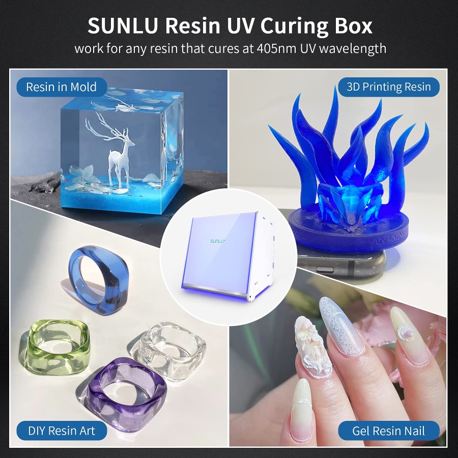 Sunlu UV Resin 3D Printing Curing Box Kit