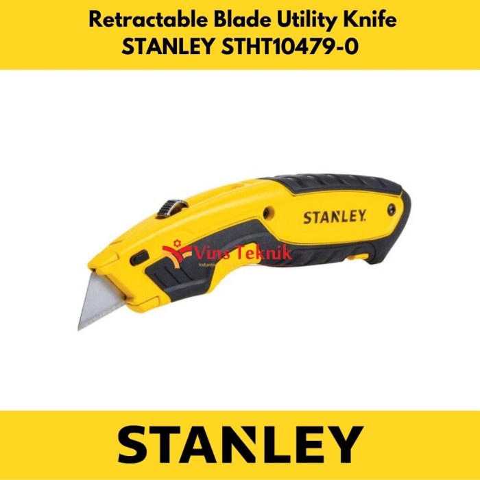 

Cutter Pisau Cuter Cutter Retractable Blade Utility Knife Stanley Stht10479-0