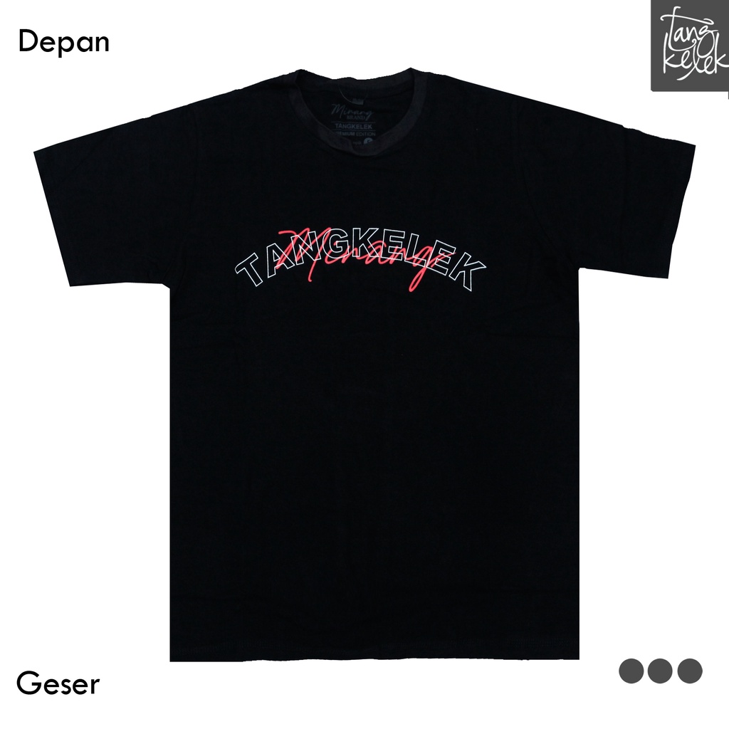 Tangkelek Baju Kaos Tangkelek Minang Warna Hitam