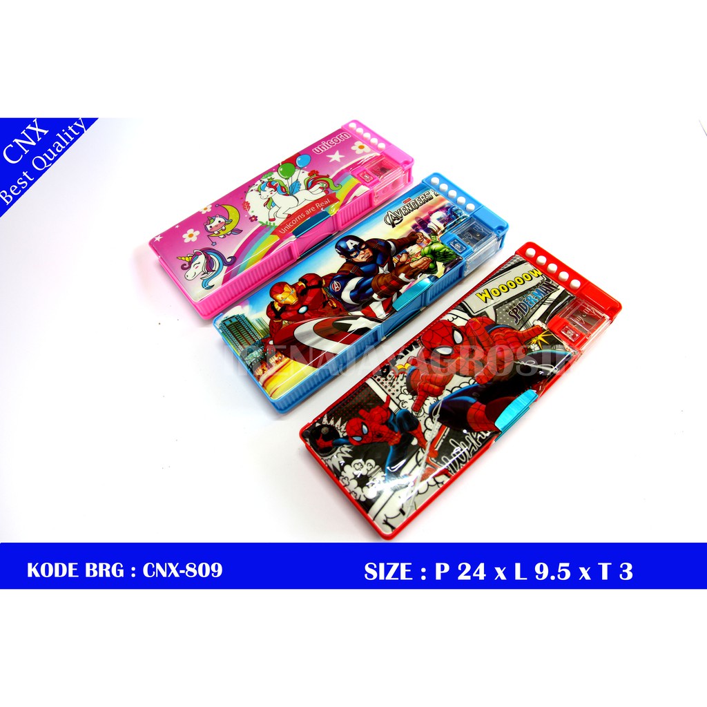 

Terlaris ✨ -IRENAJAYAGROSIR - KOTAK PENSIL KARAKTER CEWEK COWOK SERUTAN PENCIL CASE TEMPAT PENSIL- 2.2.23