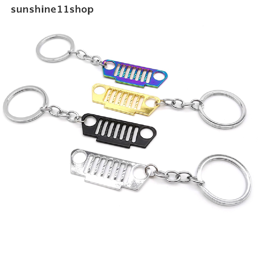 Sho Stainless Steel Car Front Grill Design Gantungan Kunci Mobil Grill Keychain Gantungan Kunci N