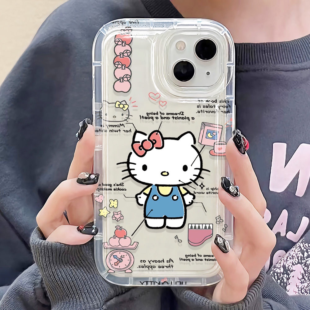 IPHONE Casing Ponsel Transparan Pasangan Lucu Kompatibel Untuk Iphone14 13 11 12 Pro XS Max X XR 78 Plus Casing Lembut TPU Silikon Shockproof Cover