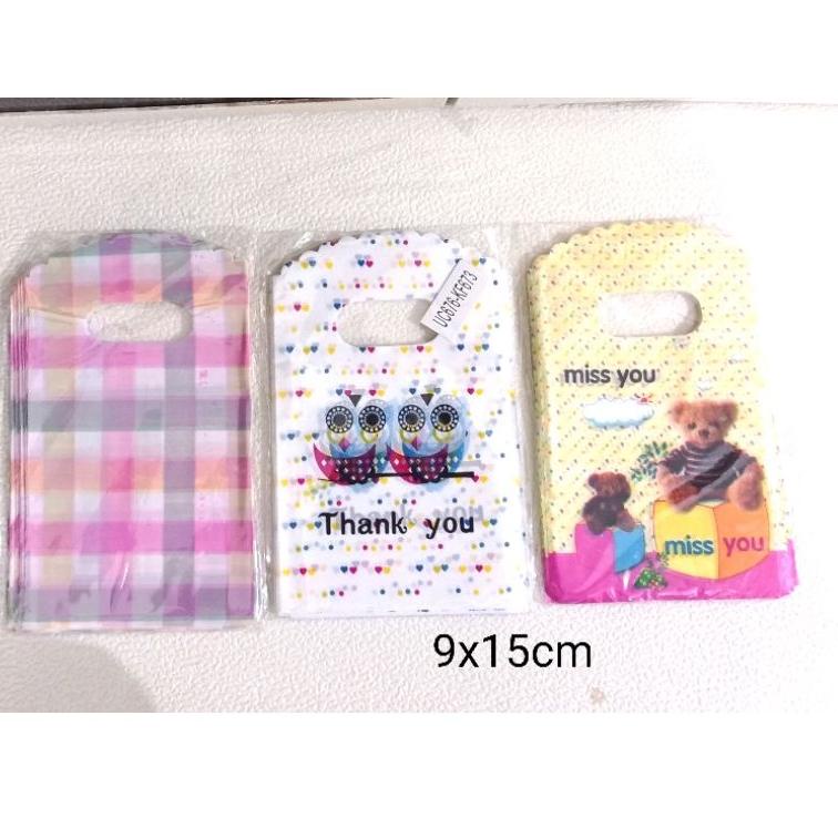 

F78 Kantong Motif 9x15cm|Kantong Sablon|Kresek Motif|Kantong Souvenir TREND ㅻ