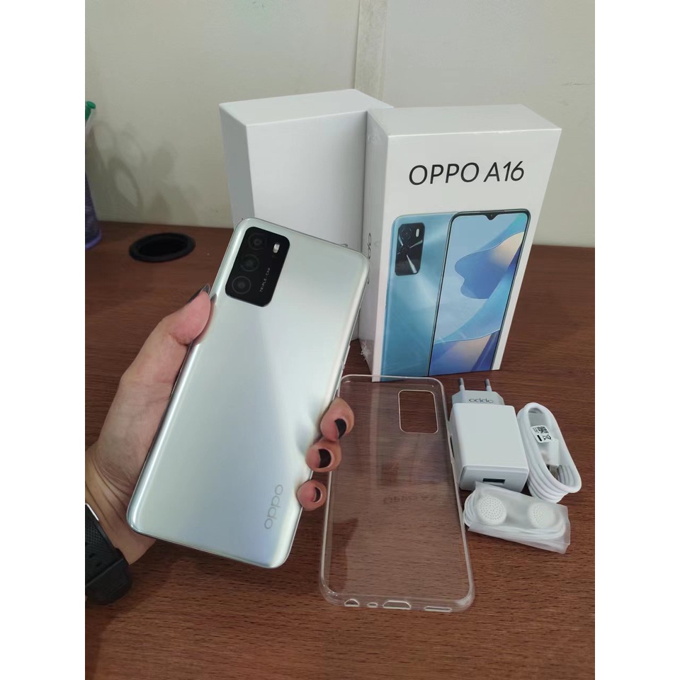 OPPO A16 3GB/32GB 4GB/64GB 13MP Triple Camera HD+ Eye-care Display 5000mAh Garansi Resmi