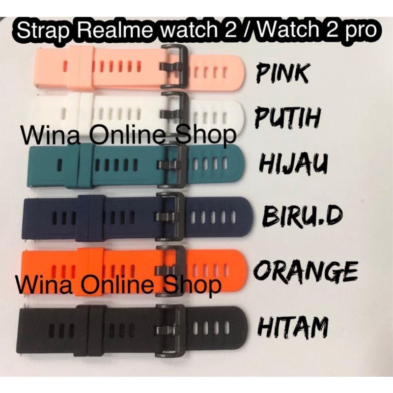 Strap Realme Watch 2 / Realme Watch 2 Pro 22mm || Tali Realme watch 2