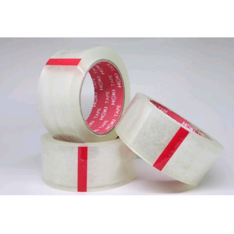 LAKBAN BENING HOKI TAPE 100 YARD 45 MICRON KUALITAS TERBAIK DAN MURAH