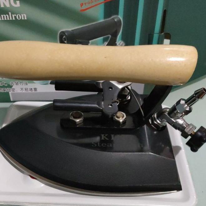 Diskon⭐✔️-Gosokan Uap Laundry / Setrika Uap Laundry / Setrika Uap Boiler (Pakai Tabung Boiler & GAS)