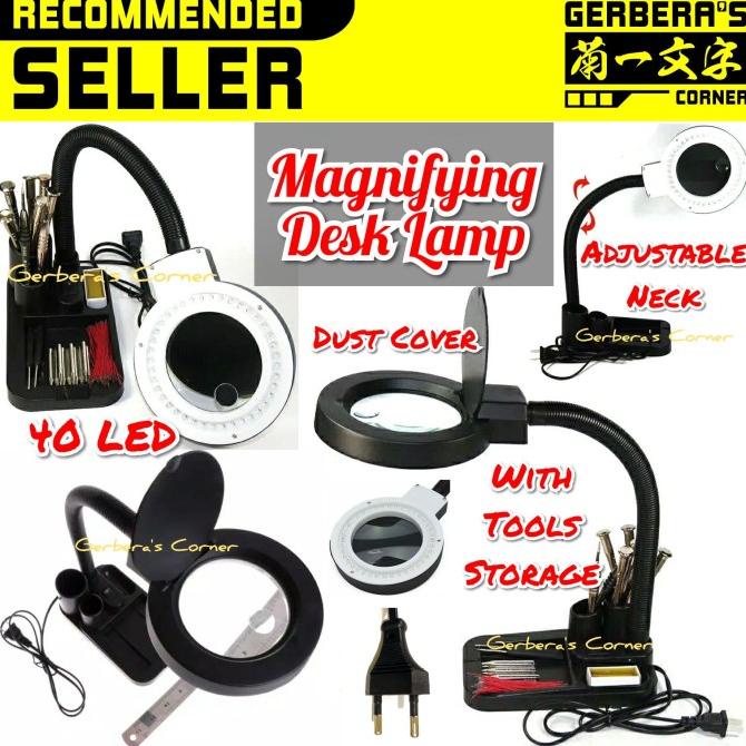 

Magnifying Desk Lamp 40 LED Working Lamp + Magnifier Magnifier Lamp