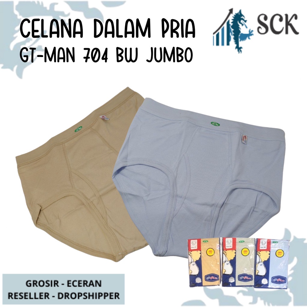 Celana Dalam Pria GT-MAN 704 WARNA JUMBO / CD Anti Selip GT MAN Murah / Pakaian Dalam Cowok - sckmenwear GROSIR