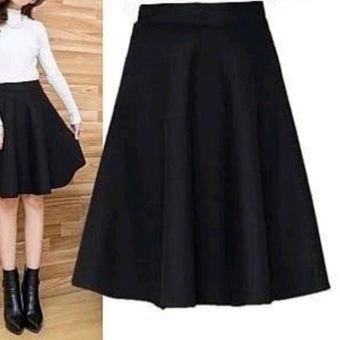 ROK MINI ROK PENDEK WANITA ROK PAYUNG ¾ ROK NAURA ROK PENDEK SELUTUT