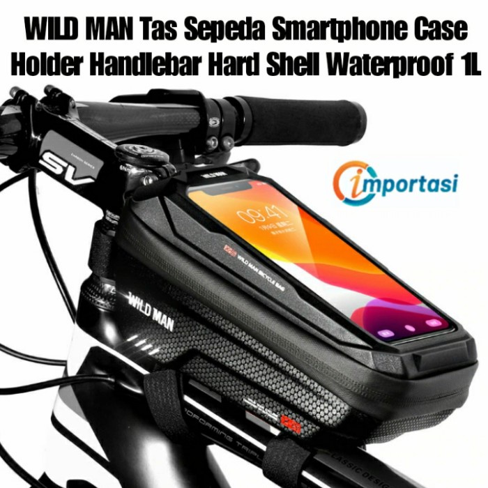 WILD MAN FRAME BAG SMARTPHONE TAS SEPEDA PHONE HOLDER WATERPROOF