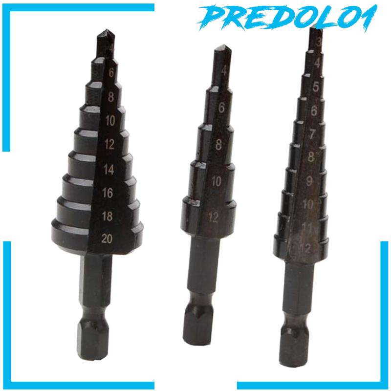 [Predolo1] Mata Bor Step Alur Lurus Drilling Power Tools Untuk Fibreglass Tembaga