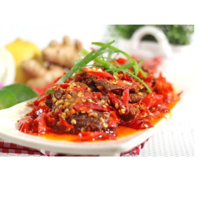 ☎ [Terlaris] Restu Mande Dendeng Sapi Balado Dendeng Kemasan 300 gram ✫