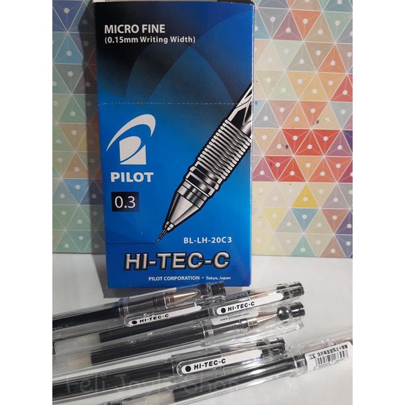 

PULPEN HITEC C 0.3 PILOT ORIGINAL BOLPEN HI-TECH KANTOR GEL PEN