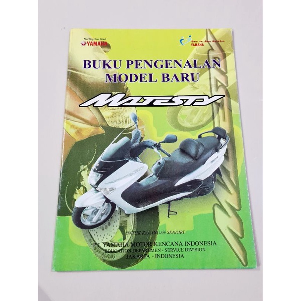 Buku Pengenalan YAMAHA MAJESTY ORI