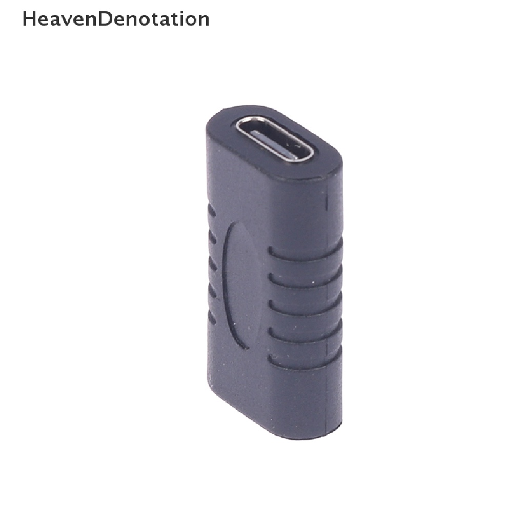 [HeavenDenotation] Usb 3.1 Type-C Female to Female Coupler USB-C Converter Adapter Konektor HDV Baru