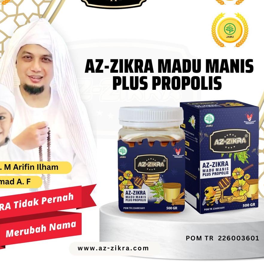 

☋ Azzikra Hutan Super / Azzikra Manis plus propolis 500gr Asli ۝