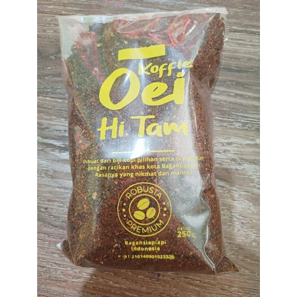 

Kopi Bubuk Oei kasar 250gram Khas Bagan / Kopi Giling robusta premium kopitiam Minuman kafein bagansiapiapi