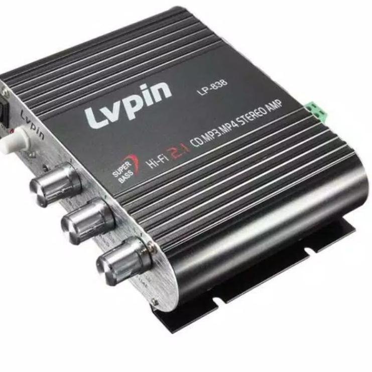 ♦ Amplifier mini 200W Rms Mini Hi-Fi 2.1 untuk Mobil - Motor - Rumah ♫