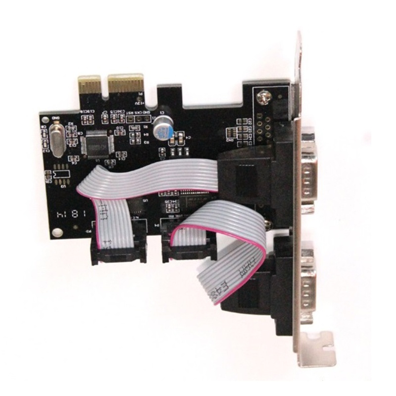 Btsg PCI-E Ke Dual Serial Port WCH382L Kartu Ekspanding Untuk Windows XP/Vista /7 /8/8.1 /10 Lingkungan Untuk Proteksi Firm