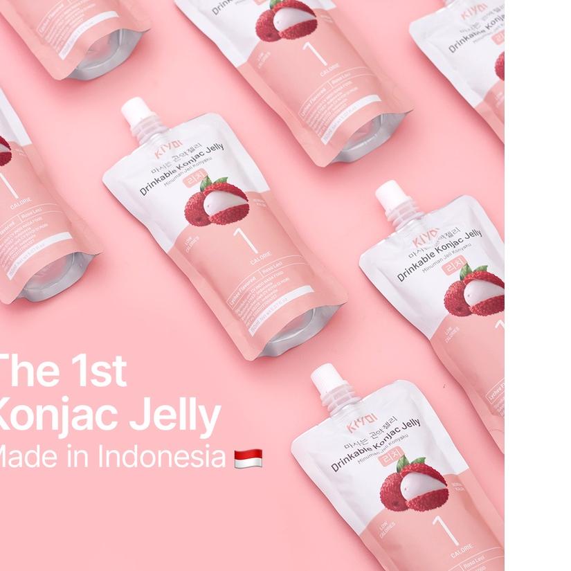 

♝ KIYOI Lychee Konjac Jelly [5 pcs set] ♗
