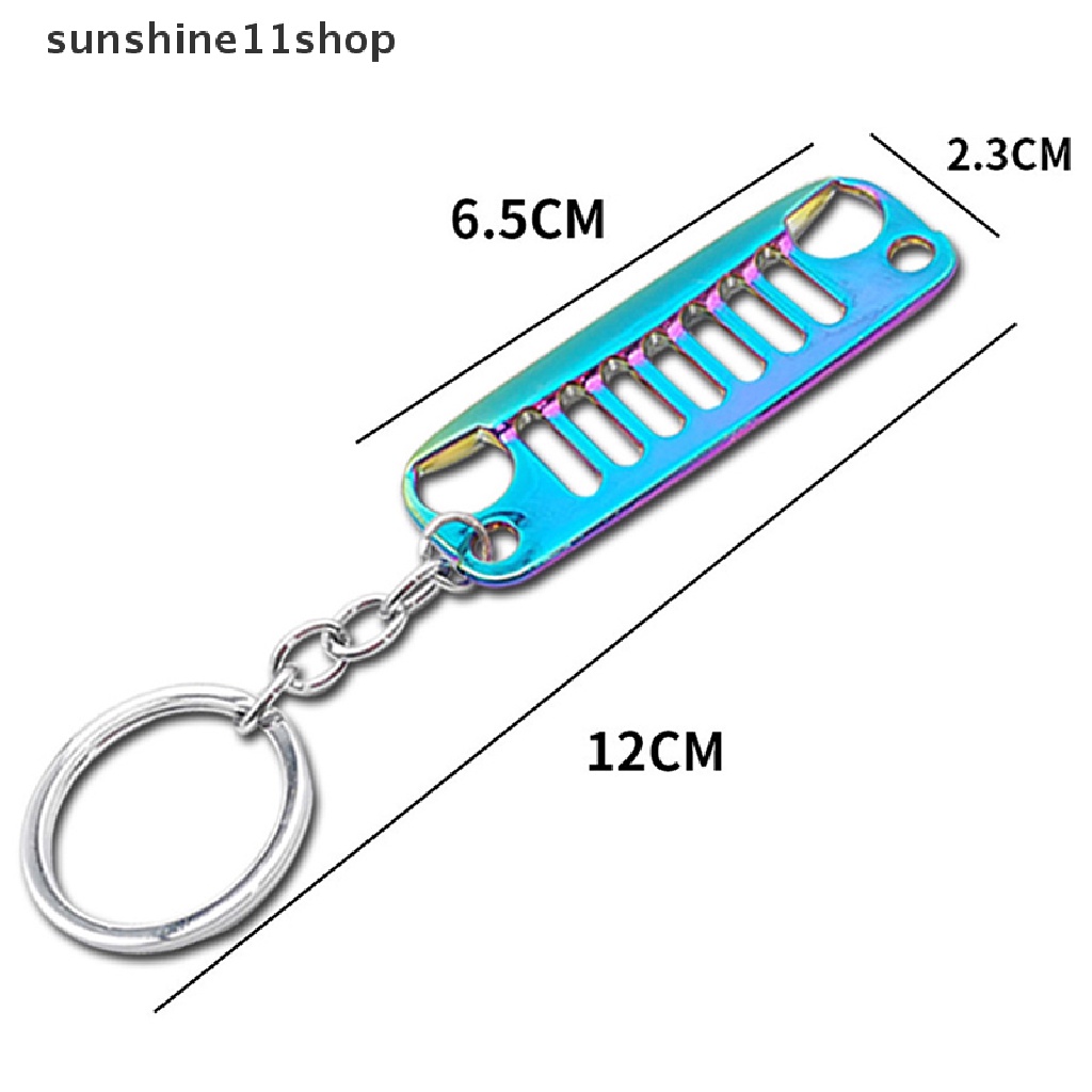 Sho Stainless Steel Car Front Grill Design Gantungan Kunci Mobil Grill Keychain Gantungan Kunci N