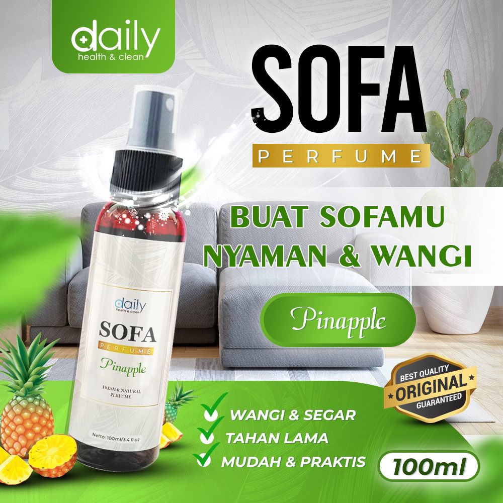 Parfume Sofa Penghilang Bau Sofa Antibacterial 100ml Daily / Pengharum Sofa / Parfum Sofa / Sofa Perfume / Pewangi Sofa Daily