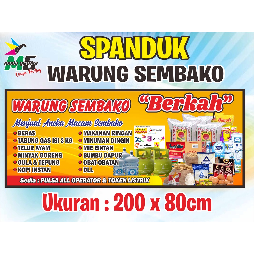 Spanduk Warung Sembako/Spanduk Toko