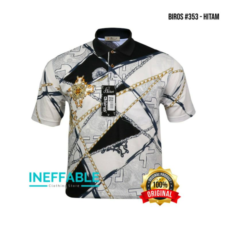 Kaos Kerah Pria Biros Katun Halus 353