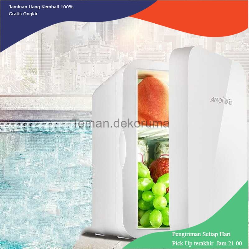 TD - GLS AMOI Kulkas Mini Mobil 2in1 Cooler Warmer 8L - HD-8L