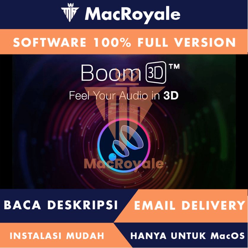 [MacOS] Boom 3D Full Version Lifetime Full Garansi