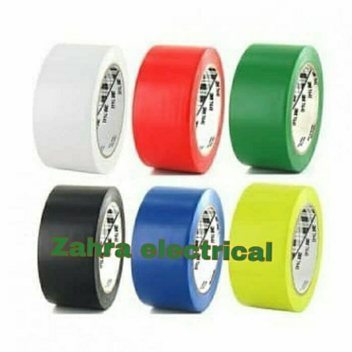 

Terlaris 3M 764 Floor Marking Tape - Lakban Lantai Vnyl- Garis Line 2 Inch