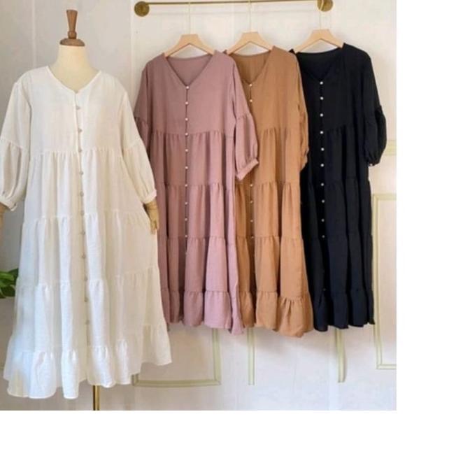 ☼ MIDI DRESS MUTIARA CRINCLE / MIDI DRESS CRINCLE AIRFLOW / MIDI DRESS R / MIDI DRESS CRINCLE TERLAR