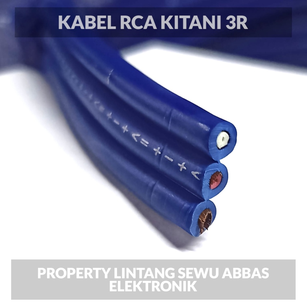 KABEL AUDIO RCA 3R KITANI METERAN KABEL RCA METERAN KABEL KITANI RCA