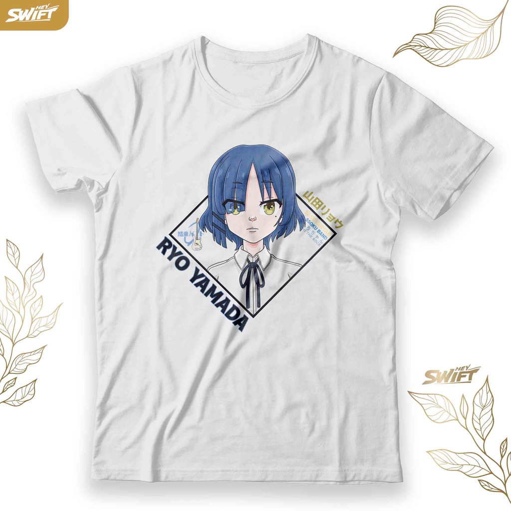 KAOS Ryo Yamada KESSOKU BAND MEMBER BOCCHI THE ROCK ANIME TSHIRT BAJU DISTRO