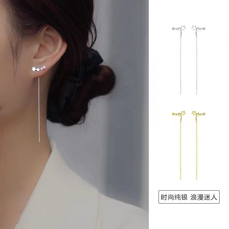 Anting Rumbai Desain Bintang Anti Pudar Untuk Wanita