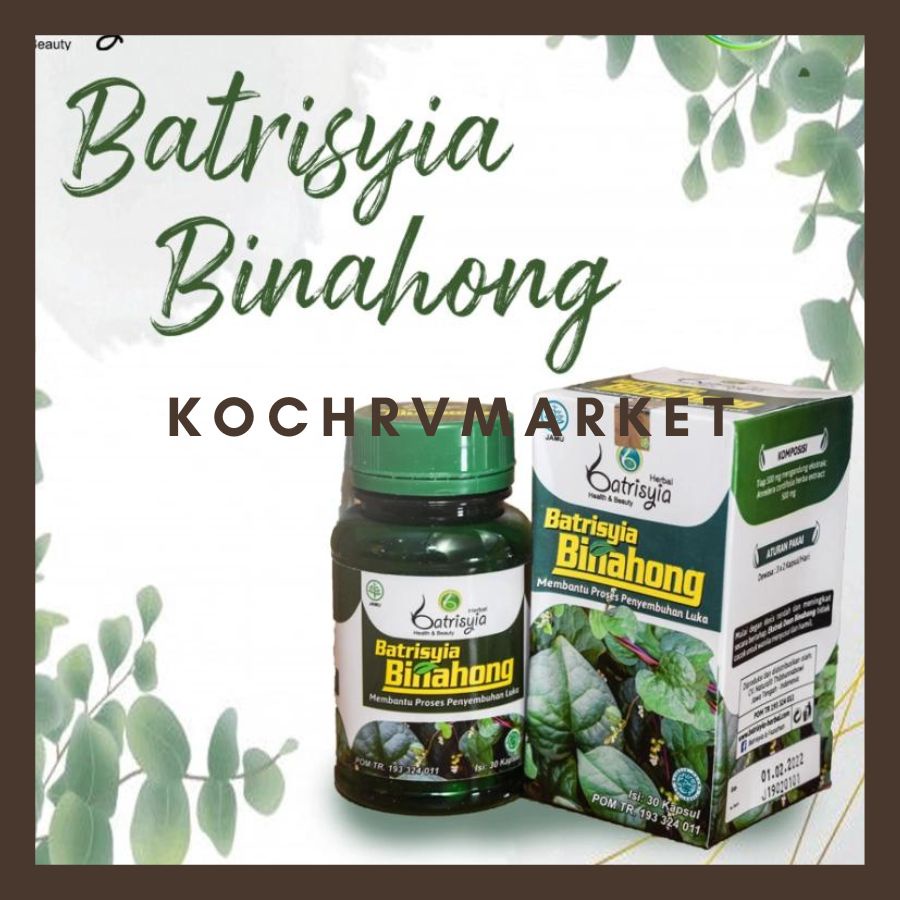 

Langsung kirim➡️ BATRISYIA EKSTRAK DAUN BINAHONG 30 KAPSUL MENGATASI BERBAGAI PENYAKIT DALAM