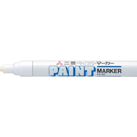 

Uni Paint Marker White PX20.1 Spidol Ban Kaca Plastik Karet Logam