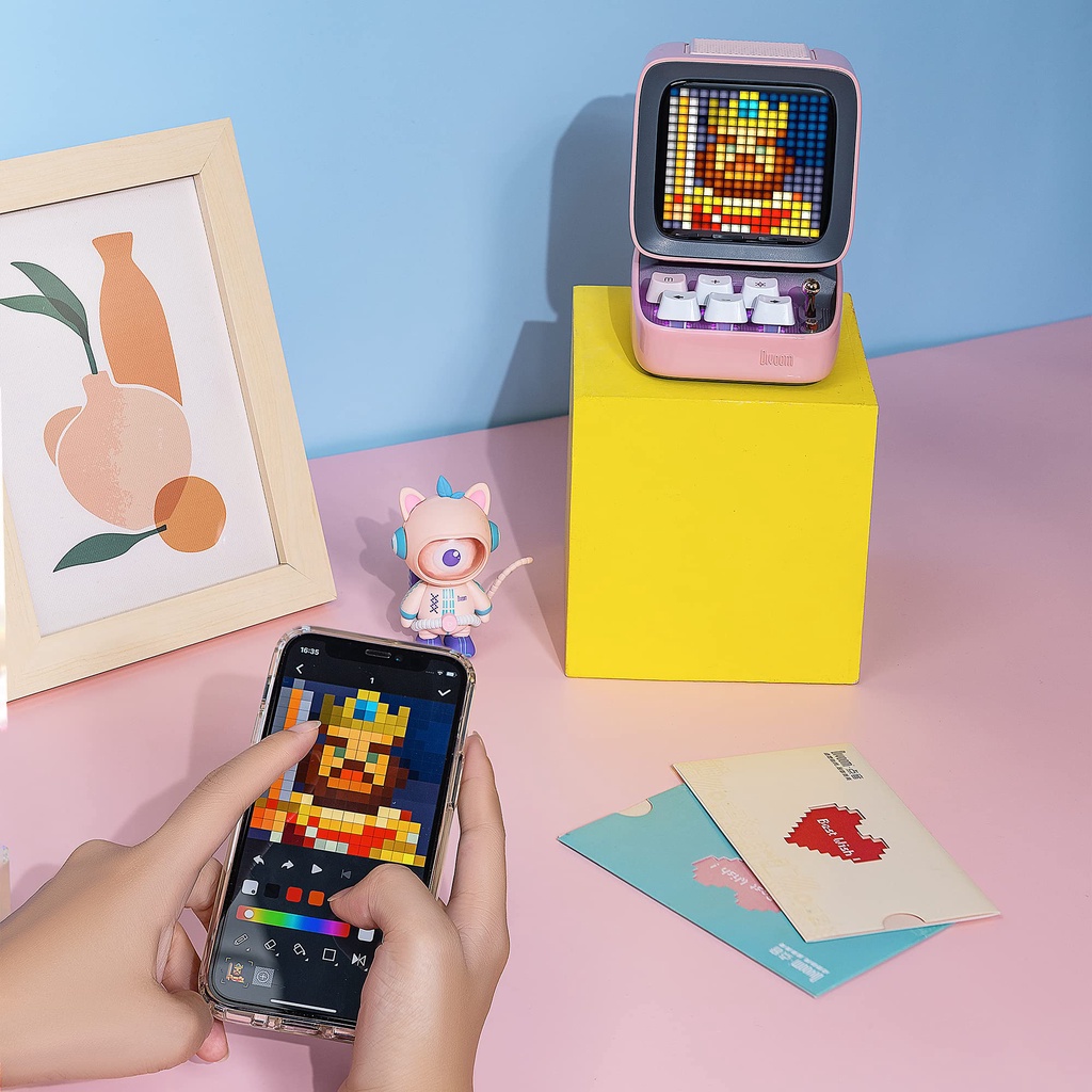 DIVOOM DITOO-MIC - Portable Bluetooth Speaker with Microphone Karaoke - Upgrade Version dari DIVOOM DITOO-PLUS