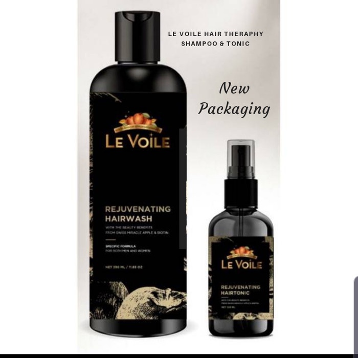 ✿ BISA COD✿ LE VOILE SHAMPOO HAIR THERAPY *NEW PACKAGING