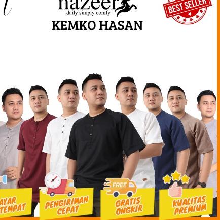 ✧ Kemeja Koko Pria Lengan Pendek Hasan Nazeer ✶