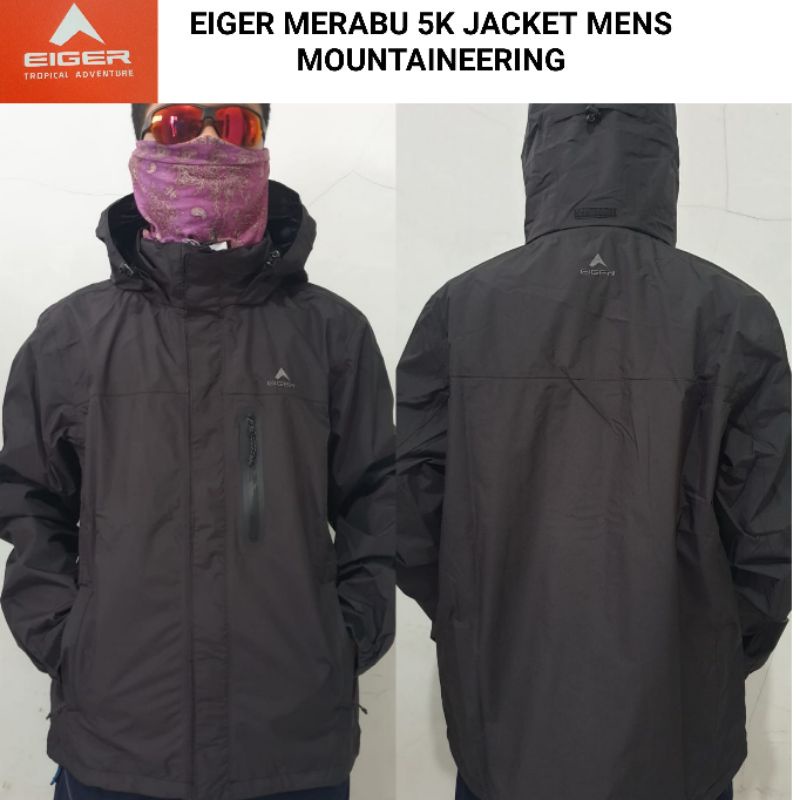 Eiger1989 Merabu Jacket 5K Original - Jaket Gunung Hiking Waterproof
