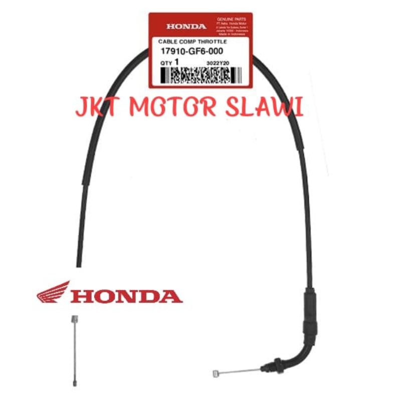 17910 gf6 000 kabel gas honda win asli honda