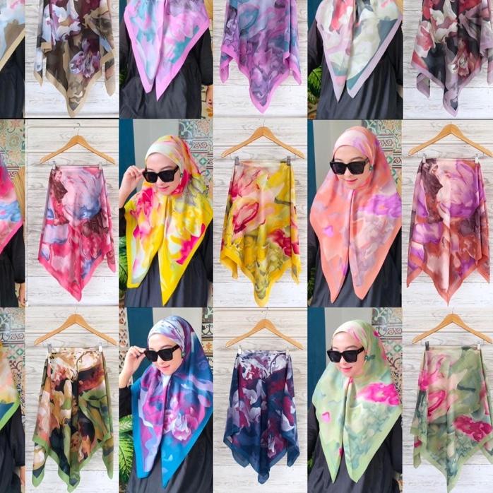 ♧ Jilbab Motif Bunga Denay/Deenai/Baniscop/DeenaiKW ✯